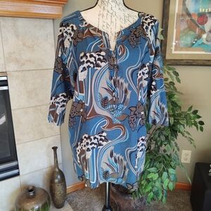 Dana Buchman Large Lightweight Blouse!